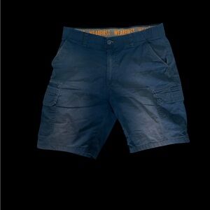 ✨faded Blue cargo shorts with a relaxed fit✨